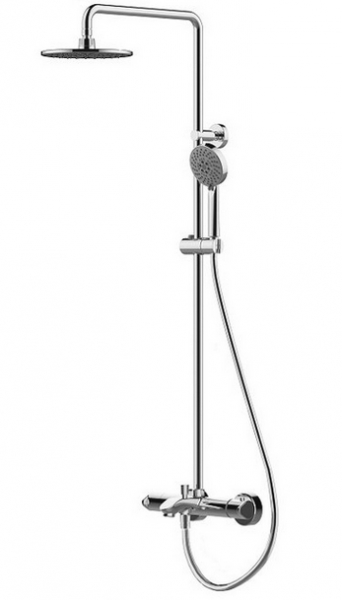 Душевые стойки - Душевая стойка с термостатом Bravat Waterfall  для (RGW VI-41 80x100)